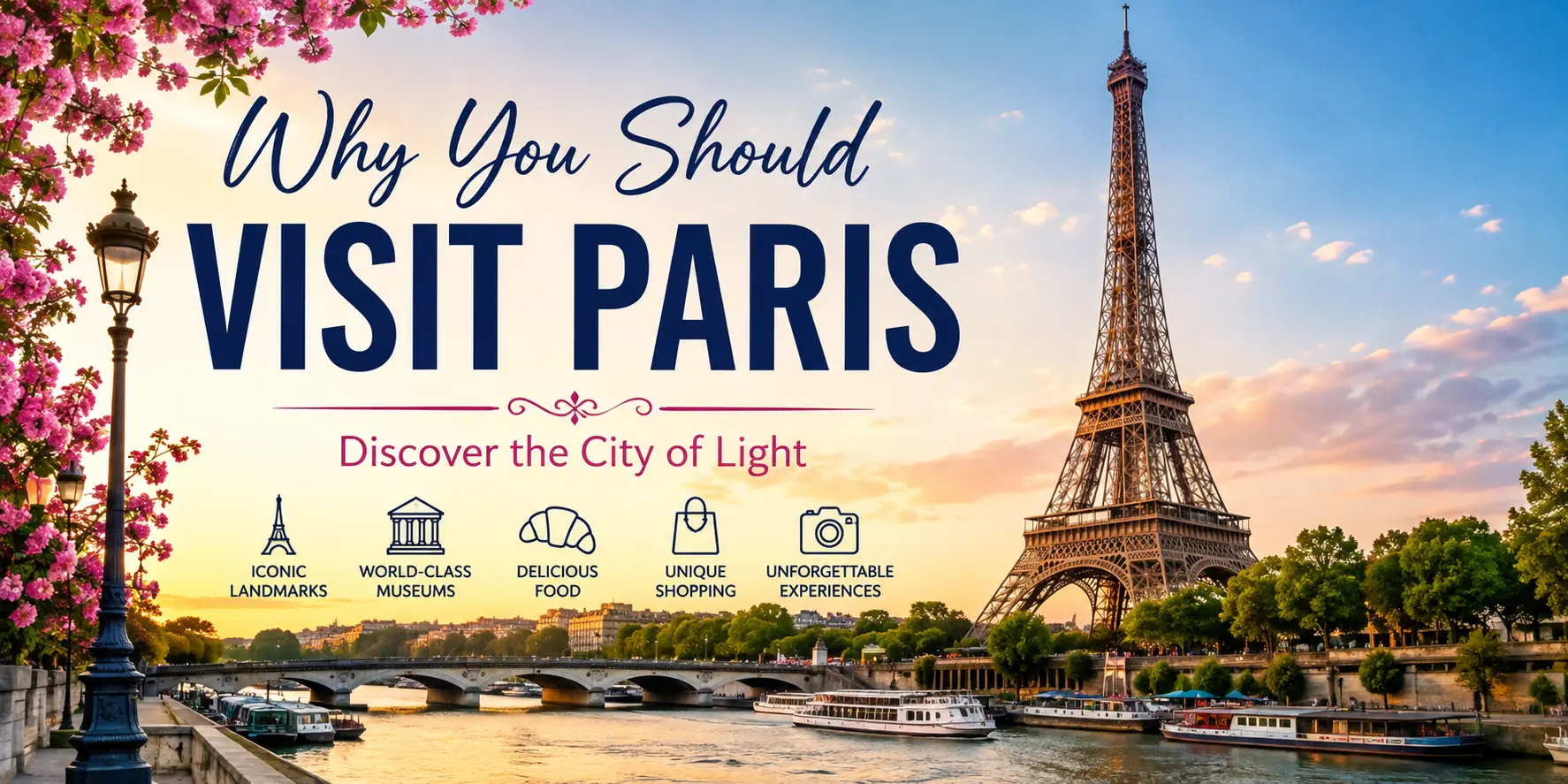 Why You Should Visit Paris – Eiffel Tower and Paris City Skyline